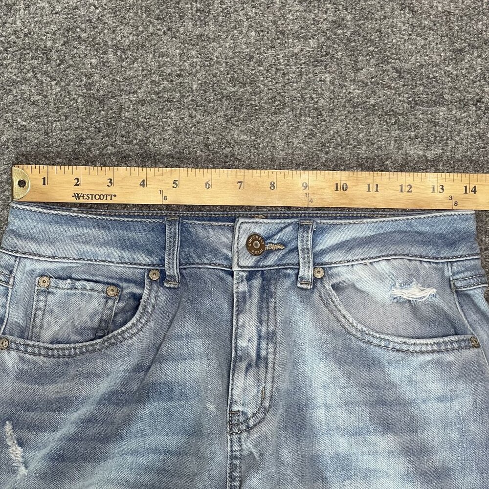 Sincerely Jules Womens High-Waisted Light Blue Distressed StraightLeg Jeans 5/27 - Picture 3 of 5